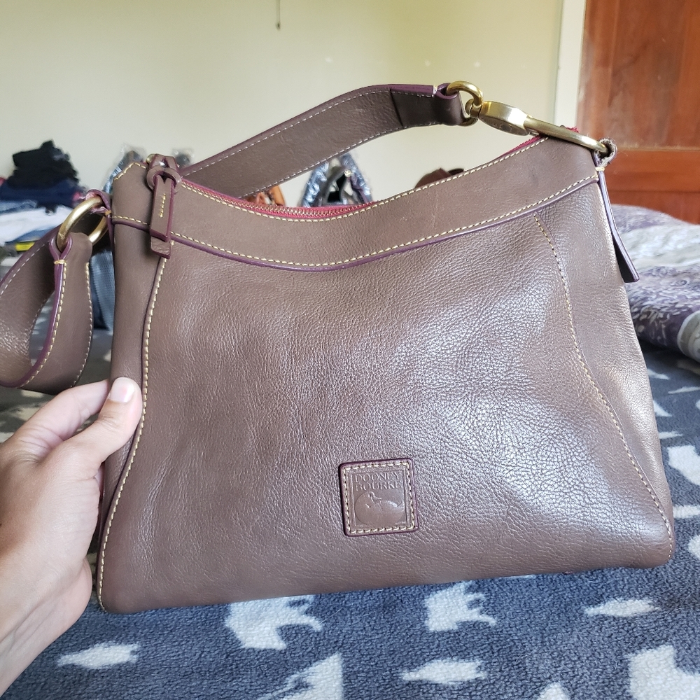 Dooney  Florentine Large Cassidy Hobo in Elephant